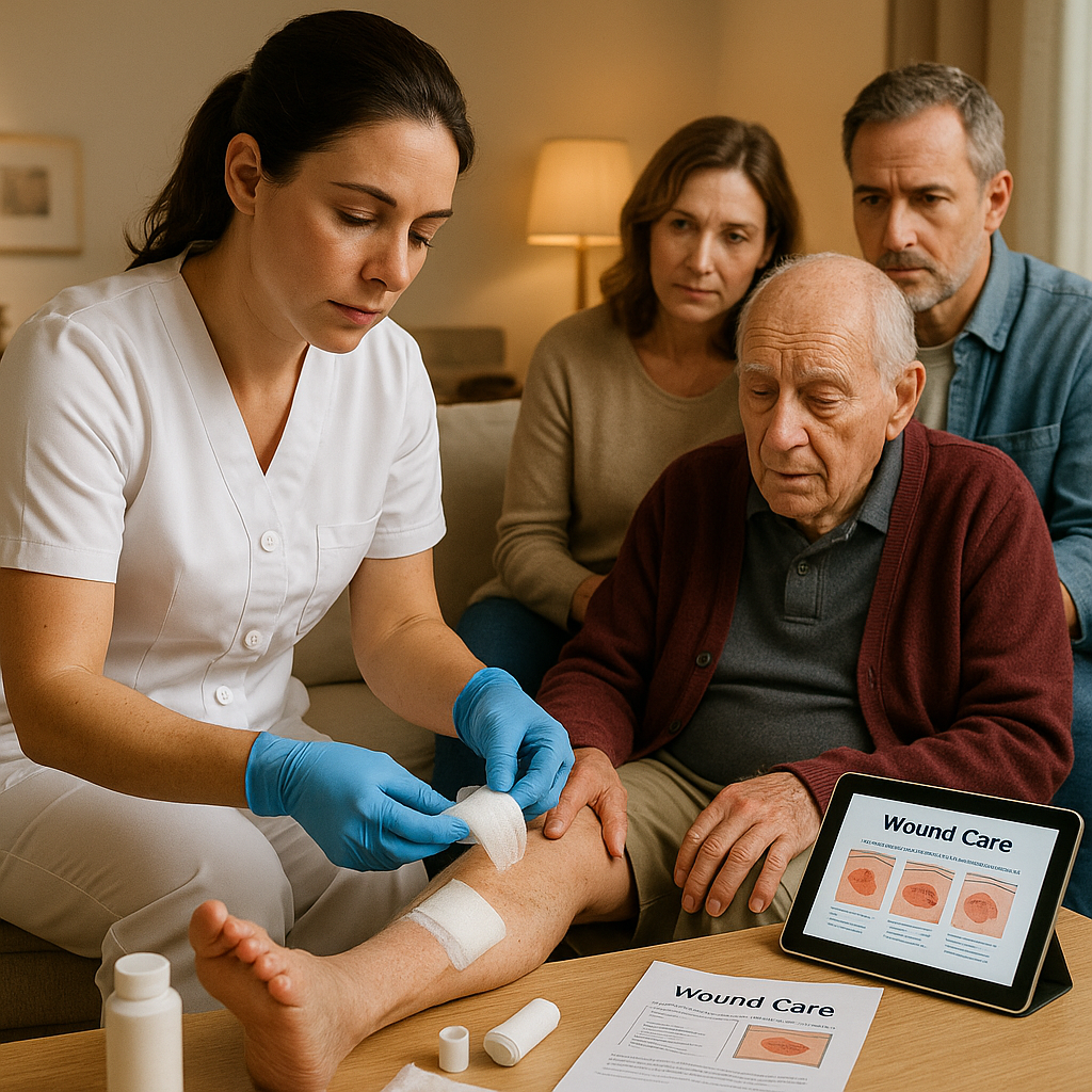 چشم‌اندازهای به‌کارگیری مراقبت در منزل در مدیریت زخم‌های مزمن