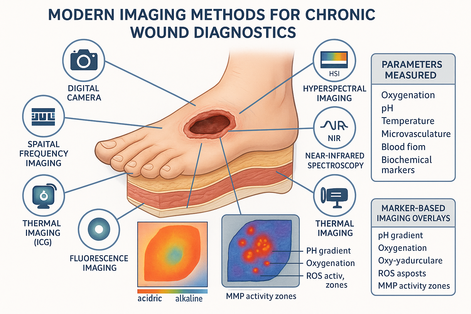 تصویربرداری در تشخیص زخم‌های مزمن