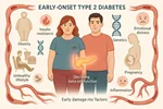 دیابت نوع ۲ زودرس: مروری بر تازه‌ترین یافته‌ها Early onset type 2 diabetes mellitus: an update